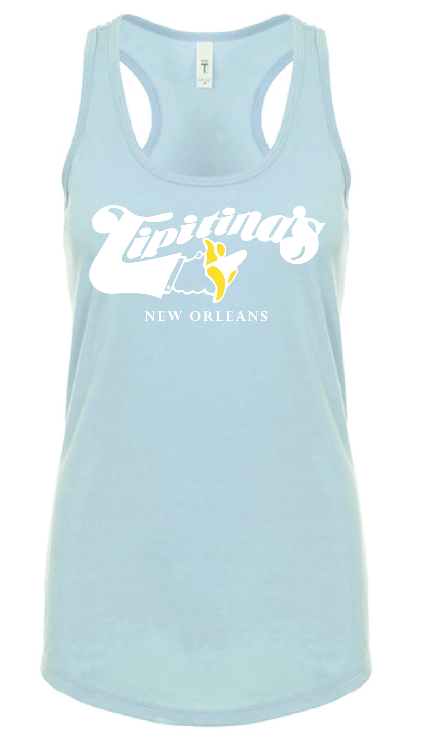 Ladies Racerback Logo Tank Top - Cancun