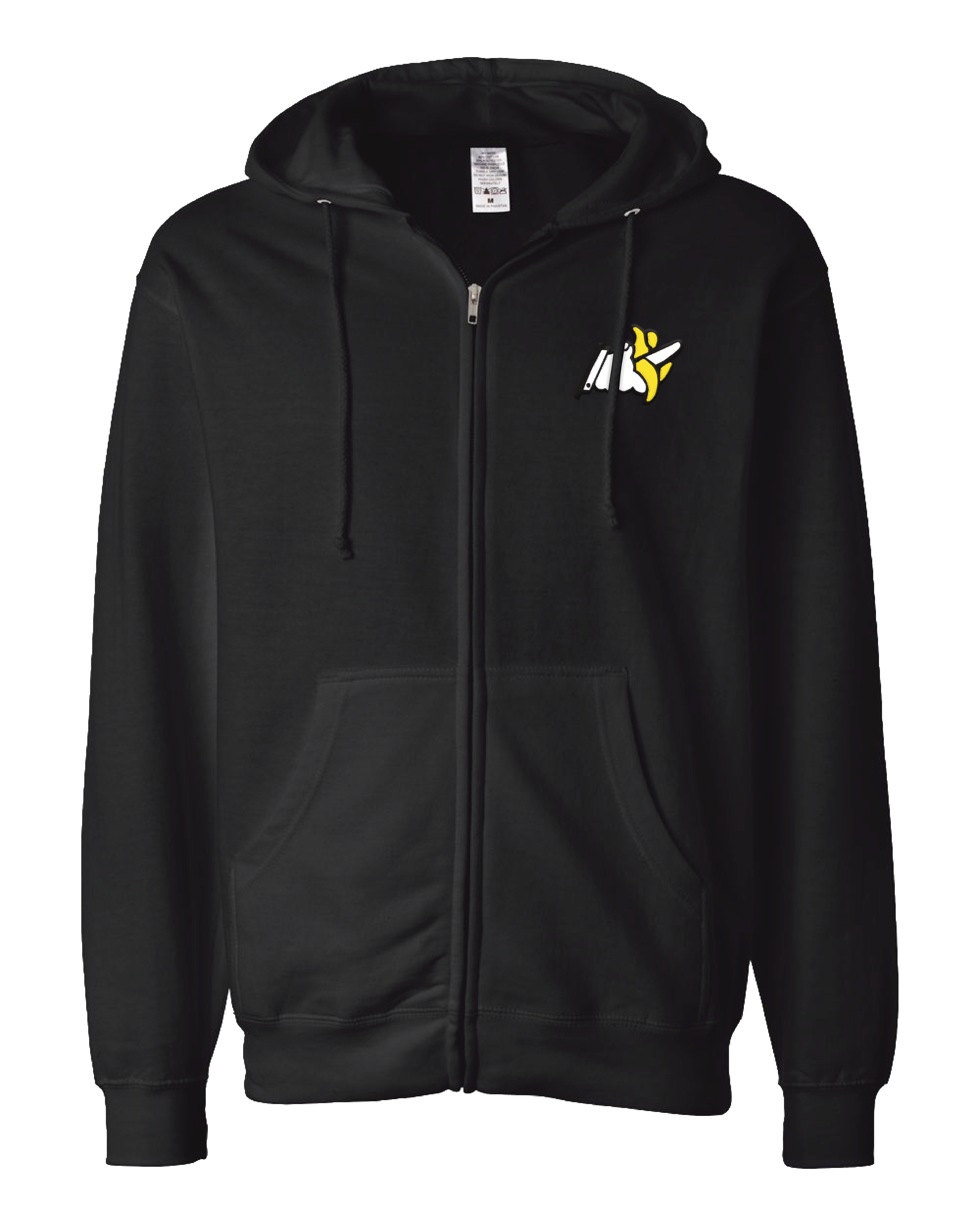 Logo Zip Hoodie - Black – Tipitinas Logo Zip Hoodie - Black – Tipitinas