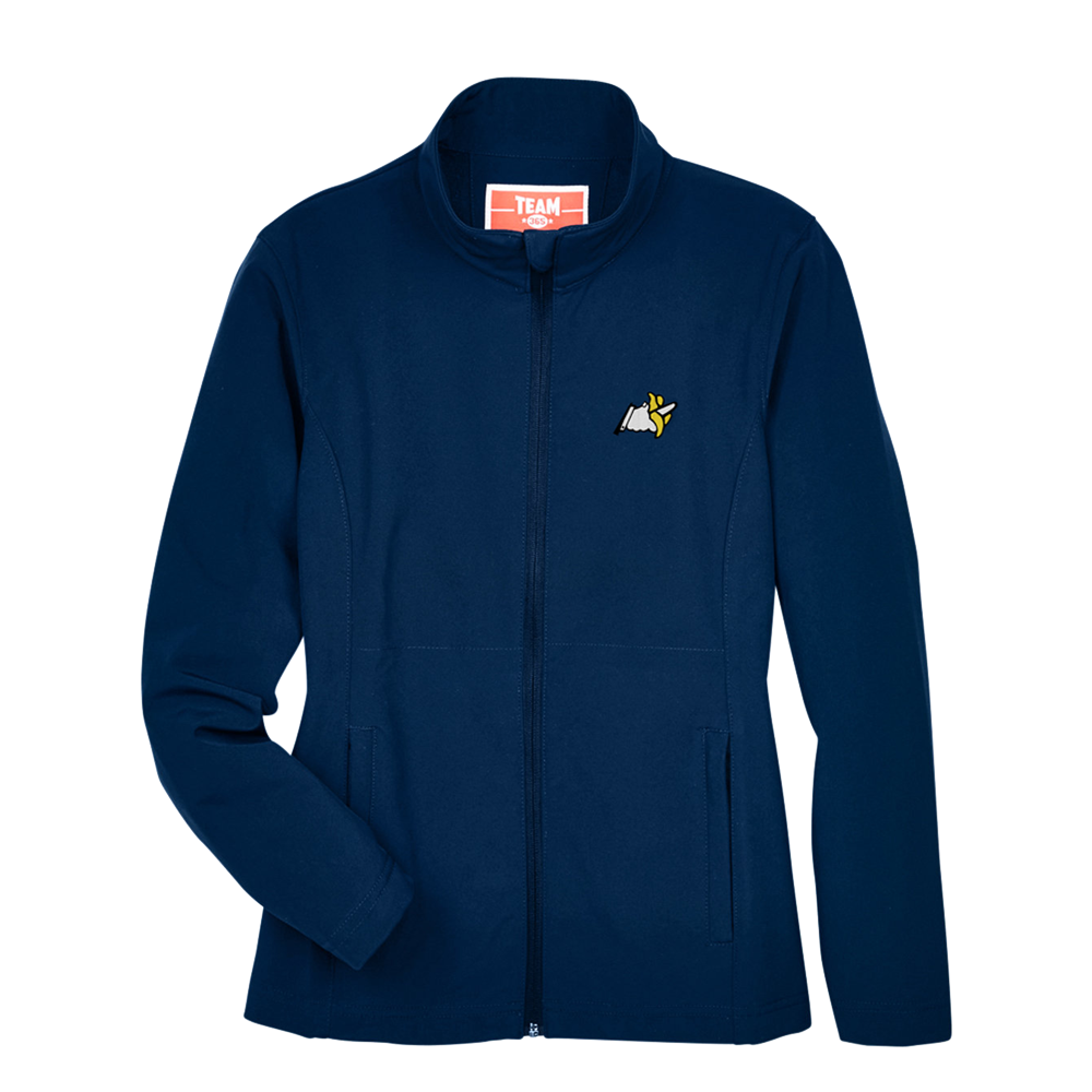 Ladies Hand Banana Shell Jacket - Navy