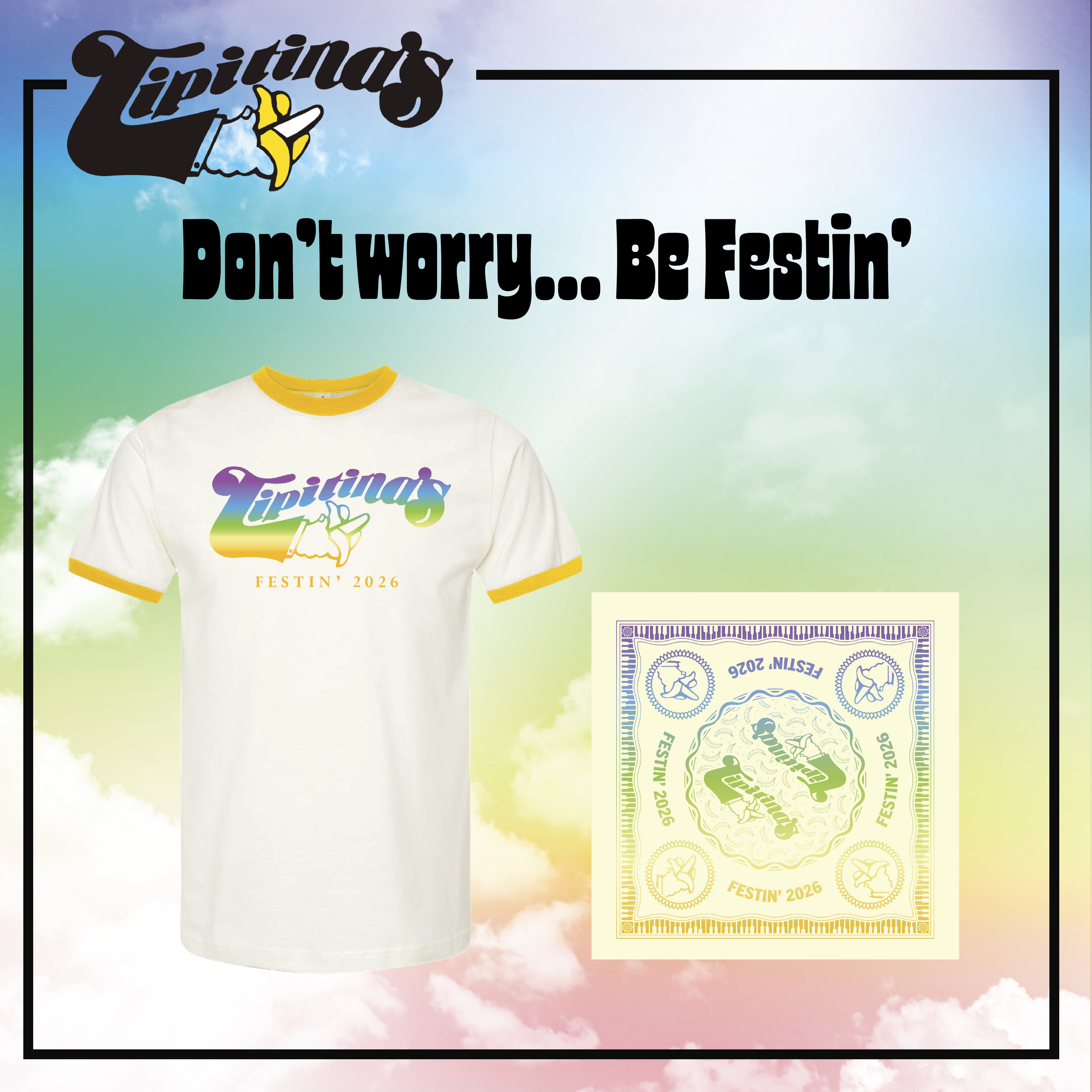 2026 Festin' Ringer Logo Tee
