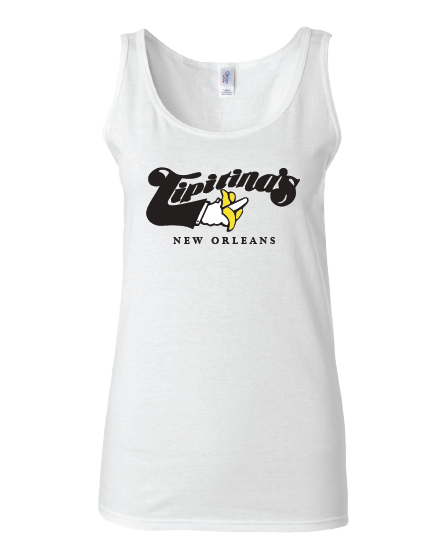 Ladies Classic Logo Tank - White – Tipitinas