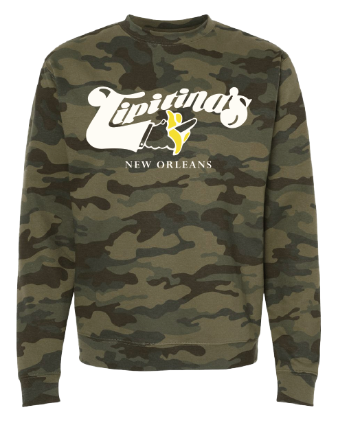 Unisex Logo Crewneck Sweatshirt - Camo