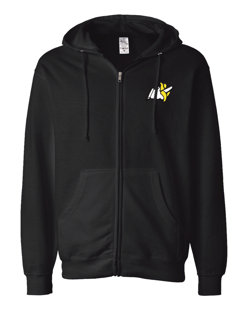 Logo Zip Hoodie - Black – Tipitinas