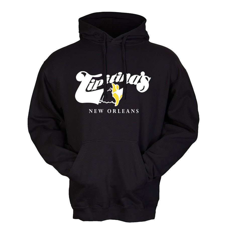 Tipitina's Logo Pullover Hoodie - BLACK